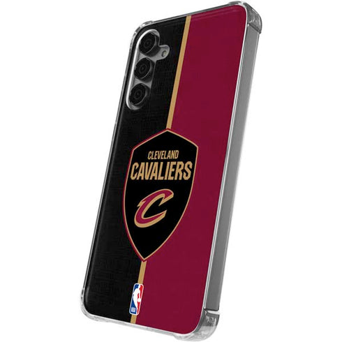 NBA Cleveland Cavaliers Canvas Galaxy S24 Plus Clear Case