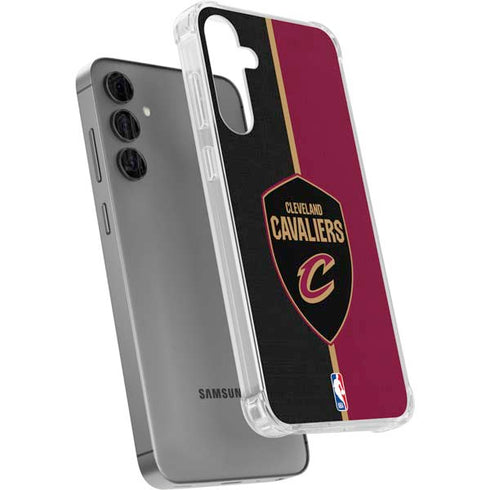 NBA Cleveland Cavaliers Canvas Galaxy S24 Plus Clear Case