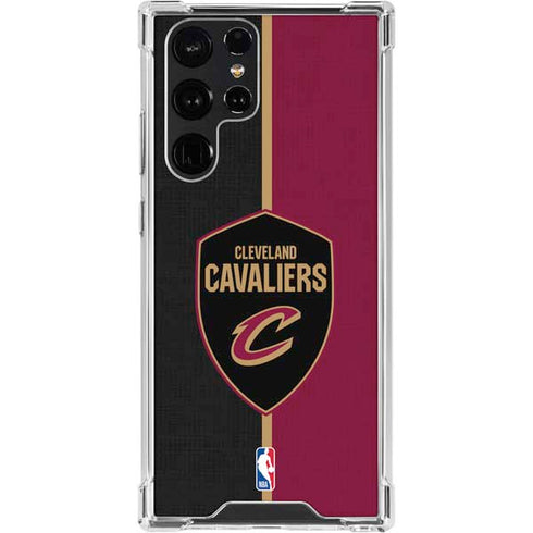 NBA Cleveland Cavaliers Canvas Galaxy S24 Ultra Clear Case