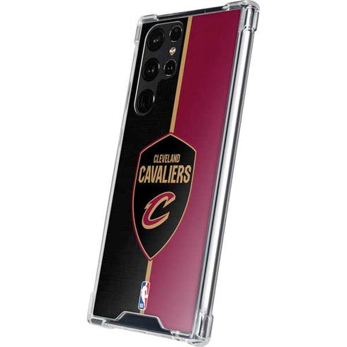 NBA Cleveland Cavaliers Canvas Galaxy S24 Ultra Clear Case