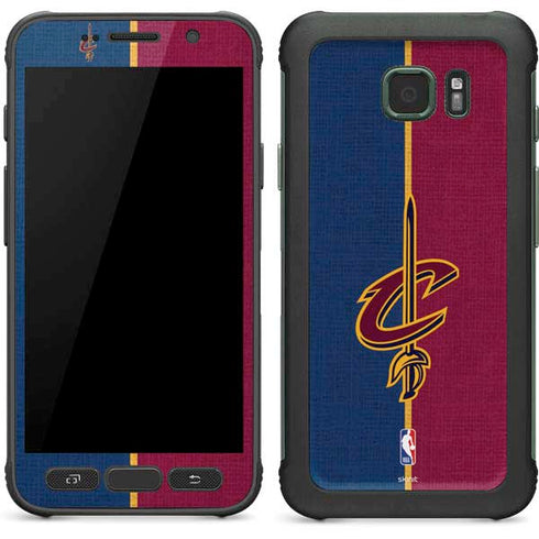 NBA Cleveland Cavaliers Canvas Galaxy S7 Active Skin