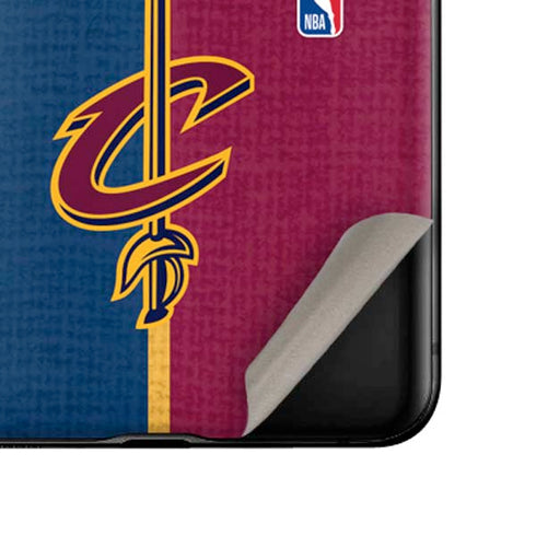 NBA Cleveland Cavaliers Canvas Galaxy Z Flip Skin