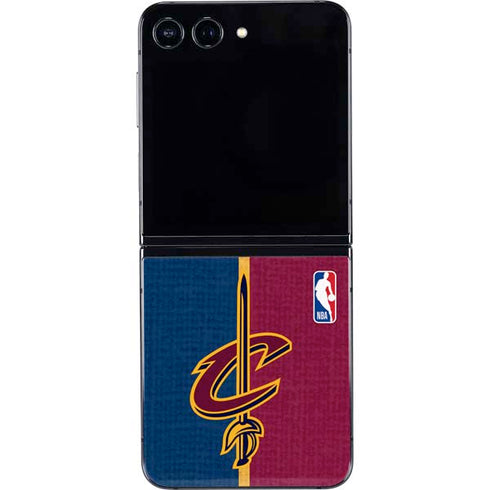 NBA Cleveland Cavaliers Canvas Galaxy Z Flip5 5G Skin