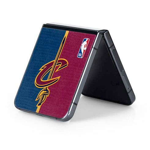 NBA Cleveland Cavaliers Canvas Galaxy Z Flip5 5G Skin