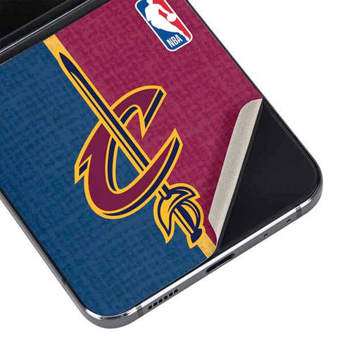 NBA Cleveland Cavaliers Canvas Galaxy Z Flip5 5G Skin