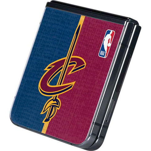 NBA Cleveland Cavaliers Canvas Galaxy Z Flip5 5G Skin