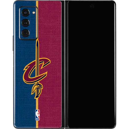 NBA Cleveland Cavaliers Canvas Galaxy Z Fold2 5G Skin