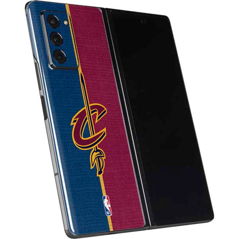 NBA Cleveland Cavaliers Canvas Galaxy Z Fold2 5G Skin