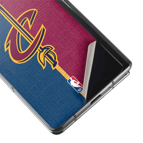 NBA Cleveland Cavaliers Canvas Galaxy Z Fold2 5G Skin