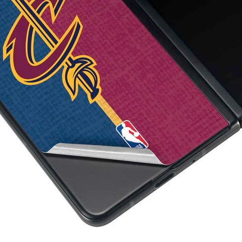 NBA Cleveland Cavaliers Canvas Galaxy Z Fold4 5G Skin