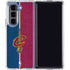 NBA Cleveland Cavaliers Canvas Galaxy Z Fold5 5G Clear Case