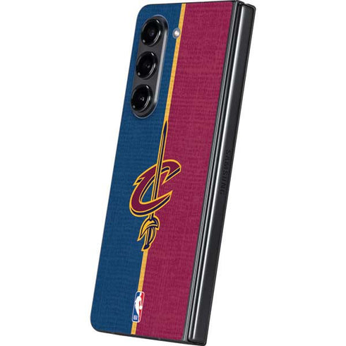 NBA Cleveland Cavaliers Canvas Galaxy Z Fold5 5G Skin