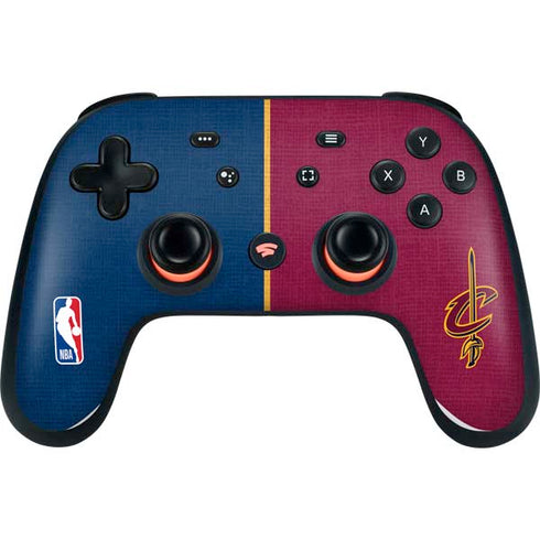 NBA Cleveland Cavaliers Canvas Google Stadia Controller Skin