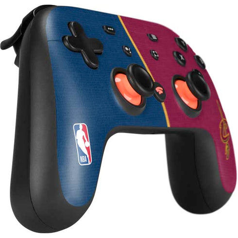 NBA Cleveland Cavaliers Canvas Google Stadia Controller Skin