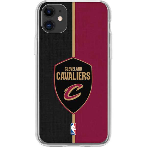 NBA Cleveland Cavaliers Canvas iPhone 11 Clear Case