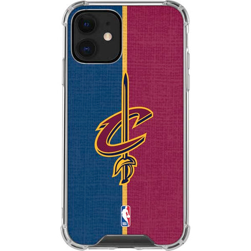 NBA Cleveland Cavaliers Canvas iPhone 12 Clear Case
