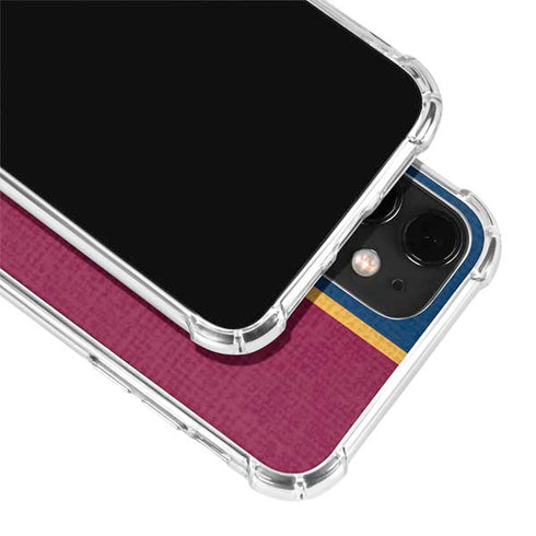 NBA Cleveland Cavaliers Canvas iPhone 12 Clear Case