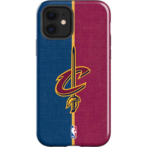 NBA Cleveland Cavaliers Canvas iPhone 12 Impact Case