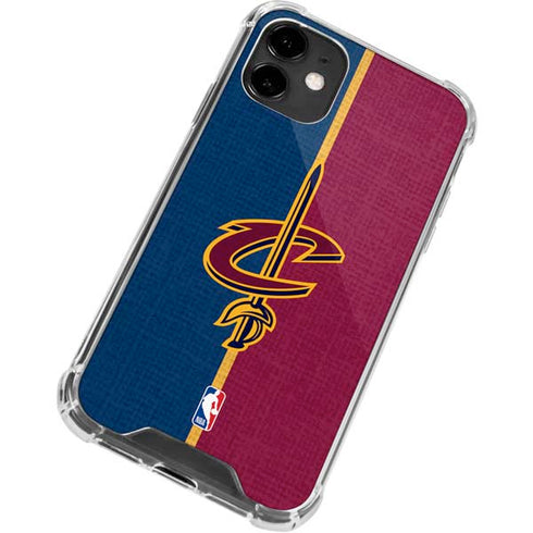 NBA Cleveland Cavaliers Canvas iPhone 12 Mini Clear Case