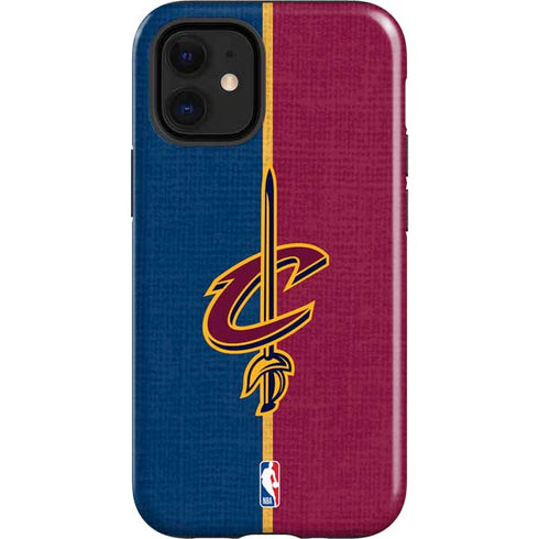 NBA Cleveland Cavaliers Canvas iPhone 12 Mini Impact Case
