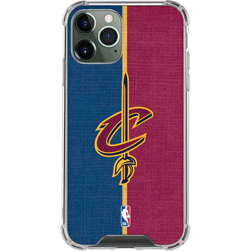 NBA Cleveland Cavaliers Canvas iPhone 12 Pro Clear Case
