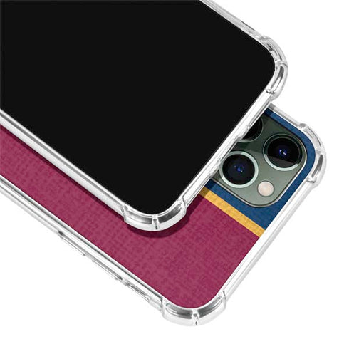 NBA Cleveland Cavaliers Canvas iPhone 12 Pro Clear Case