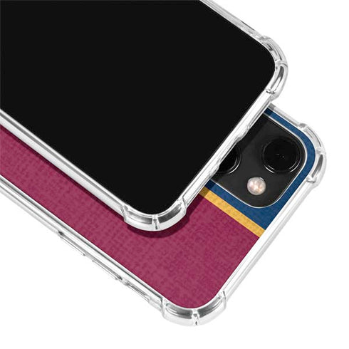 NBA Cleveland Cavaliers Canvas iPhone 13 Clear Case