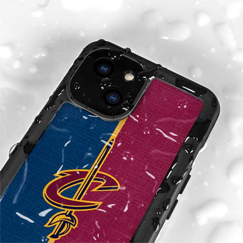 NBA Cleveland Cavaliers Canvas iPhone 13 Mini Waterproof Case