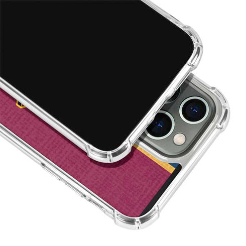 NBA Cleveland Cavaliers Canvas iPhone 13 Pro Clear Case