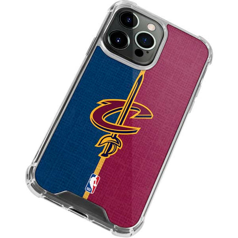 NBA Cleveland Cavaliers Canvas iPhone 13 Pro Clear Case