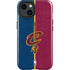 NBA Cleveland Cavaliers Canvas iPhone 15 Plus Impact Case