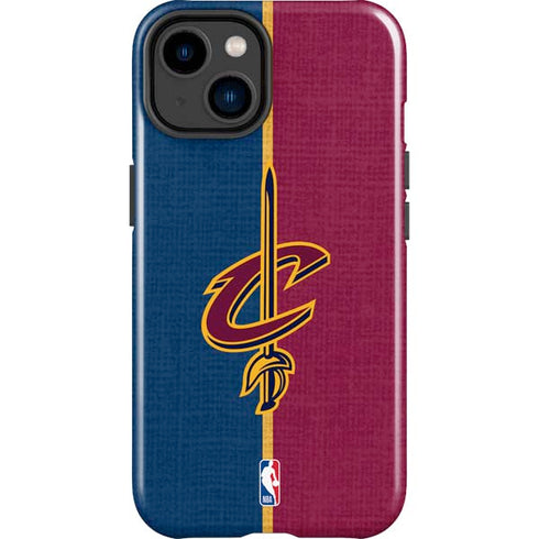 NBA Cleveland Cavaliers Canvas iPhone 14 Plus Impact Case