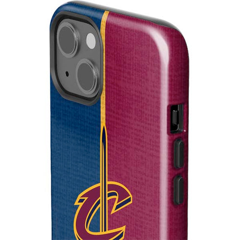 NBA Cleveland Cavaliers Canvas iPhone 15 Impact Case