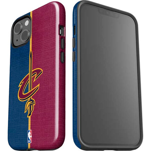 NBA Cleveland Cavaliers Canvas iPhone 15 Impact Case
