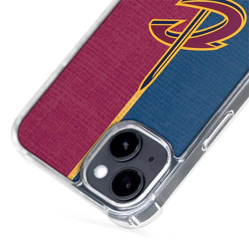 NBA Cleveland Cavaliers Canvas iPhone 15 Plus MagSafe Case