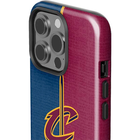 NBA Cleveland Cavaliers Canvas iPhone 15 Pro Impact Case