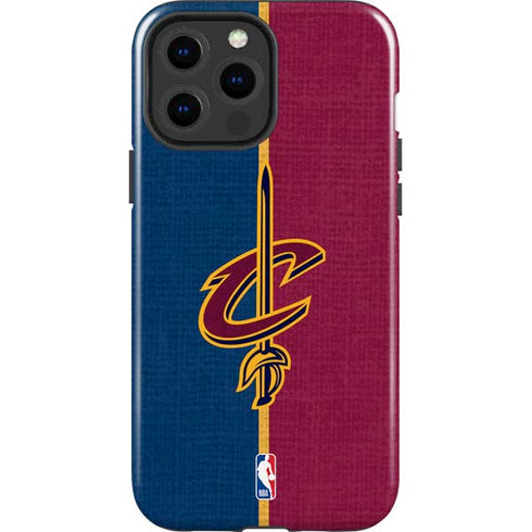 NBA Cleveland Cavaliers Canvas iPhone 15 Pro Max Impact Case