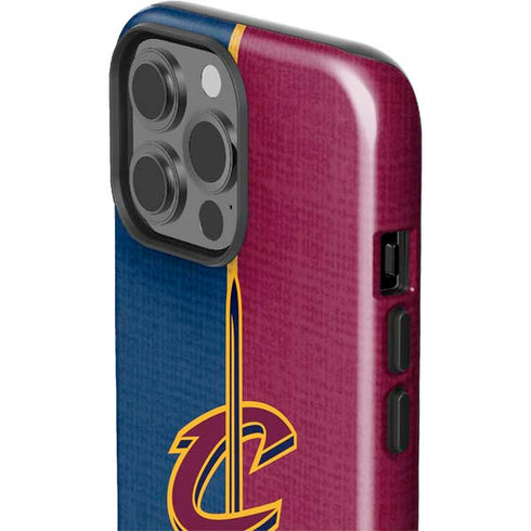 NBA Cleveland Cavaliers Canvas iPhone 15 Pro Max Impact Case