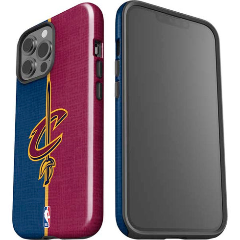 NBA Cleveland Cavaliers Canvas iPhone 15 Pro Max Impact Case