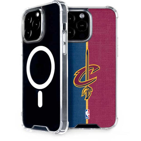 NBA Cleveland Cavaliers Canvas iPhone 15 Pro Max MagSafe Case