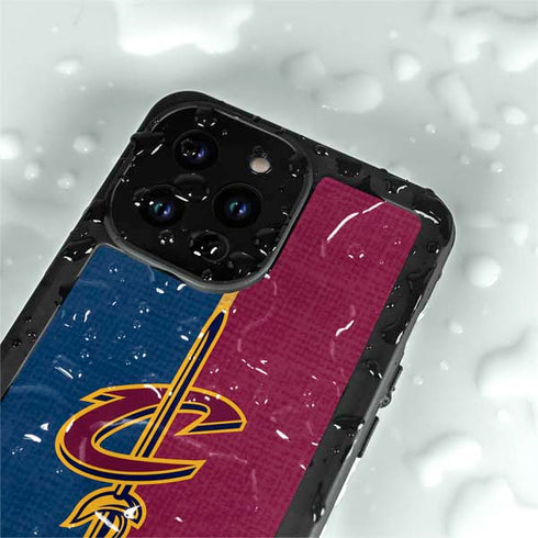 NBA Cleveland Cavaliers Canvas iPhone 14 Pro Max Waterproof Case