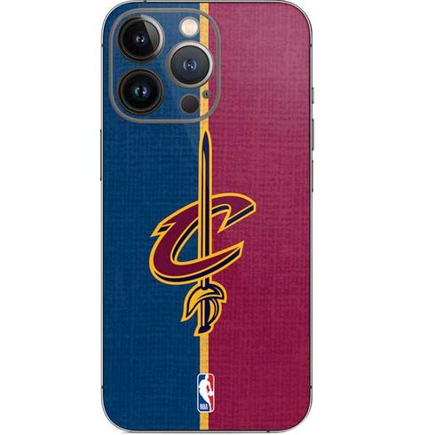 NBA Cleveland Cavaliers Canvas iPhone 15 Pro Skin