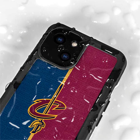 NBA Cleveland Cavaliers Canvas iPhone 15 Waterproof Case