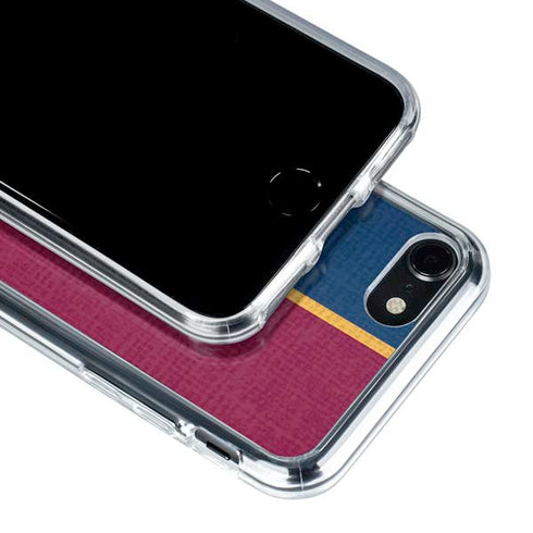 NBA Cleveland Cavaliers Canvas iPhone SE (2nd & 3rd Gen) Clear Case