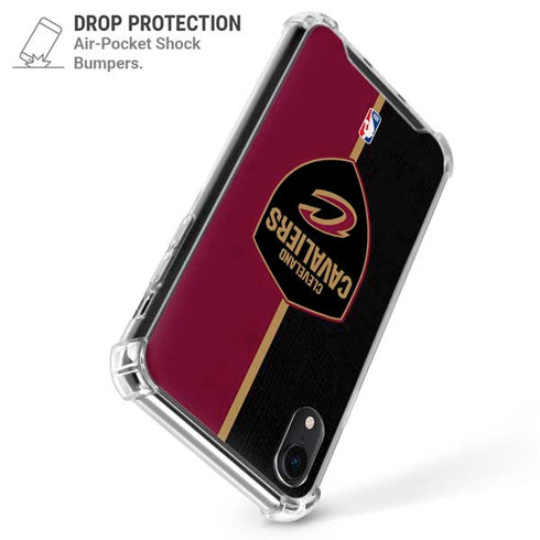 NBA Cleveland Cavaliers Canvas iPhone XR Clear Case