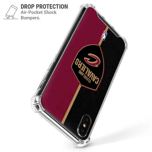 NBA Cleveland Cavaliers Canvas iPhone XS Max Clear Case
