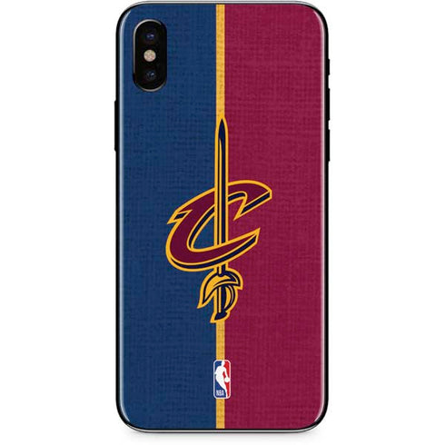 NBA Cleveland Cavaliers Canvas iPhone XS Max Skin