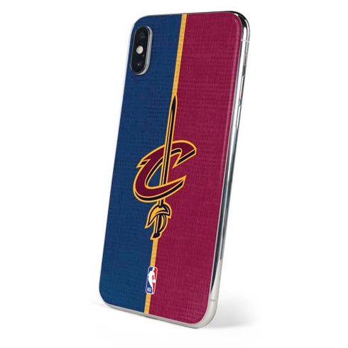 NBA Cleveland Cavaliers Canvas iPhone XS Skin