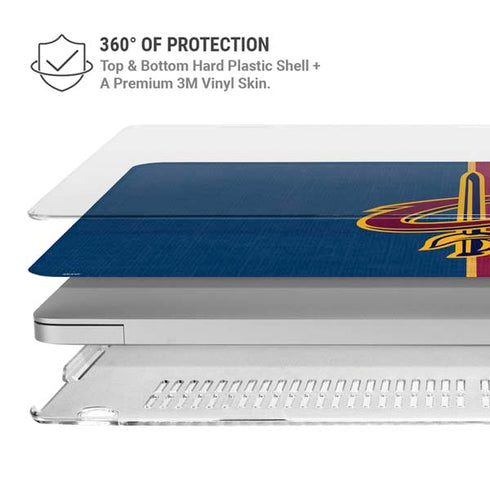 NBA Cleveland Cavaliers Canvas MacBook Air 13in M1 (2021) Case plus Skin