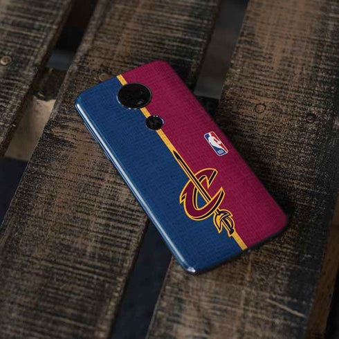 NBA Cleveland Cavaliers Canvas Moto E5 Plus Skin